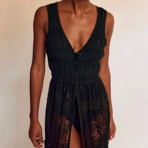 Free People NWT Sweat Saloon Sleeveless Maxi Bodysuit - small - Picture 5 of 9